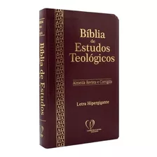Bíblia De Estudos Teológicos Coverbook Editora Cpp