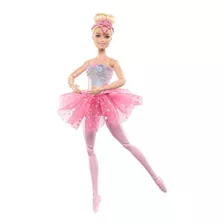 Barbie Fantasía Muñeca Bailarina Luces Brillantes Tutú Rosa