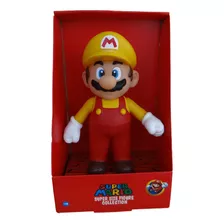 Boneco Super Mario Maker Roupa Amarela Grande Original 