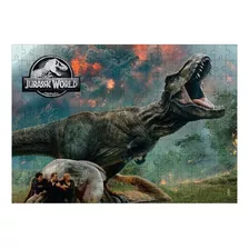 Quebra-cabeça Jurassic World Fúria Do T-rex 200 Peças - Mimo