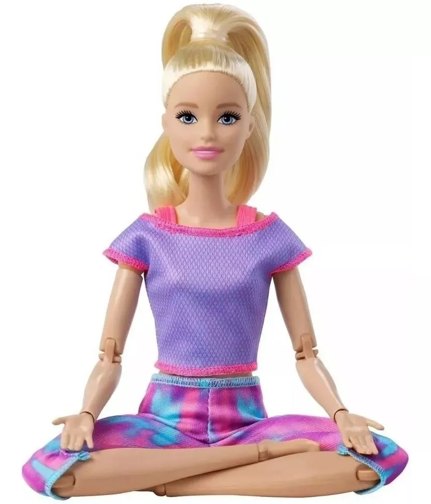 Boneca Barbie Feita Para Mexer Loira Articulada Original 