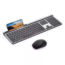 Teclado Samsers, Plateado/bluetooth/delgado