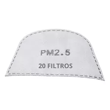  Filtro Para Mascara Face Shield 20 Unidades Pm2.5 Refil 