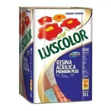 Resina Acrilica Lukscolor 18 Lt Incolor Brilhante Telhado