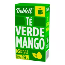 Té Doblett Verde Con Mango 16 Sobres 19.2g