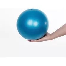 Kit Com 2 Bola Yoga Pilates Fisio Overball Ginastica 25cm Cor Azul