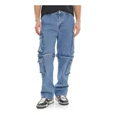 Jeans Bermuda Cargo C&a De Hombre