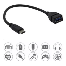 Cable Otg Usb Tipo C Macho A Usb Tipo A Hembra Adaptador