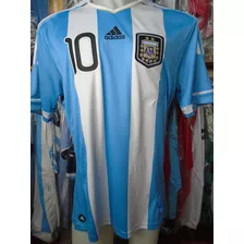 Camiseta Copa América Argentina 2011 Messi #10 Xl Barcelona