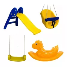 Coleção Playground Infantil Dino Baby Brinde Escorregador