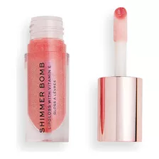 Lip Gloss Shimmer Bomb Daydream pink Color Rosado