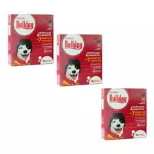 Coleira Pulga De Cachorro 7 Meses Kit Com 3 Unidades