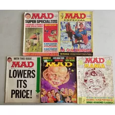 Lote De 5 Revistas Mad