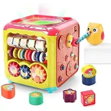 Magic Box Cubo De Actividades 6 En 1 Luz Y Sonido Ok Baby