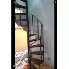 Escada Caracol Ferro Preta 3m (entrega Só Em Fortaleza)