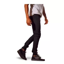 Jeans Hombre Chupin Negro Elastizado Pantalon Jean Localizad