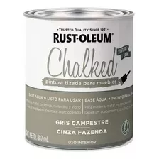 Rust Oleum - Chalked Brochable Gris Campestre 1/4g 
