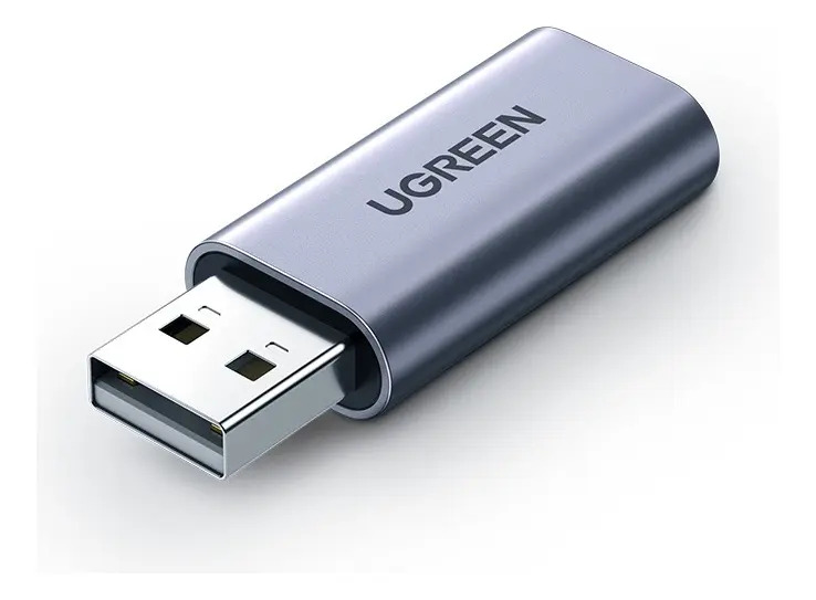 Adaptador De Audio Externo Usb 2.0 A 3.5 Mm Ugreen