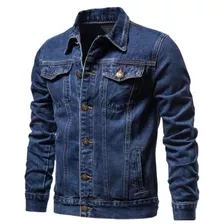 Casaca Jean Clasica | Denim Rigido Hombre