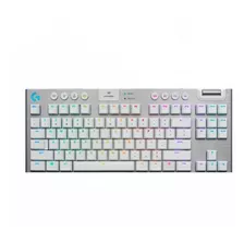 Teclado Logitech Gamer G915 Tkl Lightspeed Sem Fio White