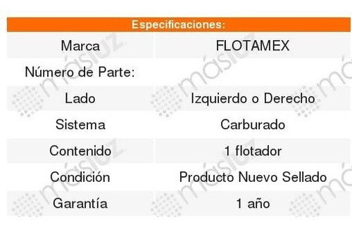 Flotador Volkswagen Combi Panel 1.8l 1990 1991 Foto 2