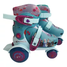 Patines Frozen 4 Ruedas Ajustables Talla 16 A La 19 Niñas 