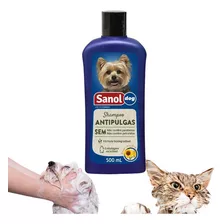 Shampoo Antipulgas Sanol Dog 500ml Fragrância Suave