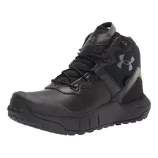 Botas Tácticas Ua Mg Impermeables Valsetz Mid Lthr Wp Negras