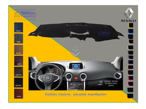 Cubretablero Aut. (color) Renault Koleos 2009 A 2016, R10-eg