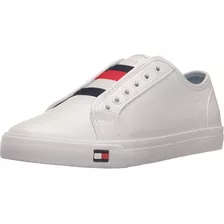 Tenis Tommy Hilfiger Original Blanco Con Elástico