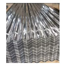 Lamina Techo , Zinc, 3.66 Mts Galvanizada Perfil Redondo