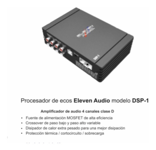 Dsp1 Procesador De Ecos Eleven Audio Foto 3