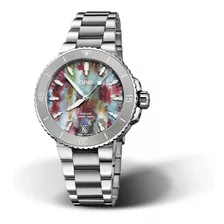 Reloj Oris Aquis Plastico Reciclado Pet 0173377704150 Dama 