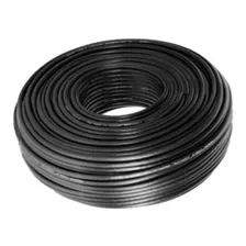 Rollo Cable Coaxial 100 Yardas Covertura 90% Rg 6 