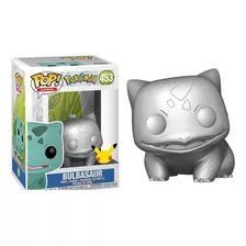 Bulbasaur Plateado Metalico Pokemon Funko Pop Original