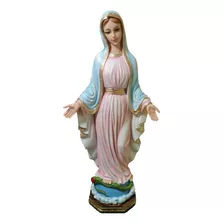 Virgen De La Paz, Artesanía De Resina, 58 X 26 X 16cm