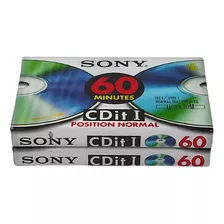 Cassette Sony Cdit I Slim Case 60 Min. Walkman