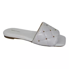 Sandalias Blancas Westies Dama Talla 22.5mx Mod. Wepetacci