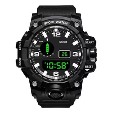 Relógio Masculino Esportivo Militar Digital Yikaze 1545 Cor Da Correia Black