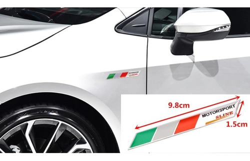 Foto de Emblema Logo Bandera Fiat, Alfa Romeo, Ferrari, Lamborgini