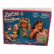 Festa Do Sorvete Barbie Estrela Antiga 80 90 C Cx