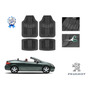 Tapetes Carbon 3d + Par Cojines Peugeot 307 Cc 2003 A 2010