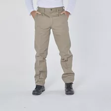 Pantalon Pampero Clasico De Trabajo Beige-verde-blanc 38-60