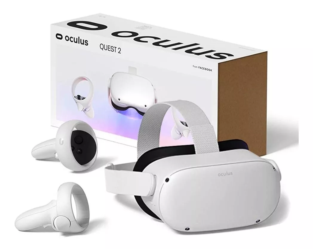 Oculus Quest 2 256gb Branco Controle Original Receba Hj Sp
