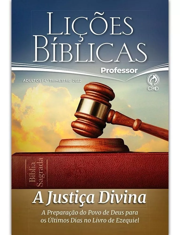 Revista Lições Bíblicas Adulto Professor Escola Dominical