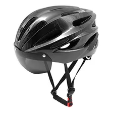 Cascos Bicicleta Con Luz Gafas De Sol Con Ventosa Magnética Color Negro Talla G