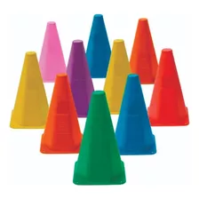 Kit 10 Cones De Agilidade Futebol Cone Treinamento Funcional