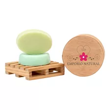 Pack Shampoo Y Acondicionador Sólido Herbal En Caja Madera