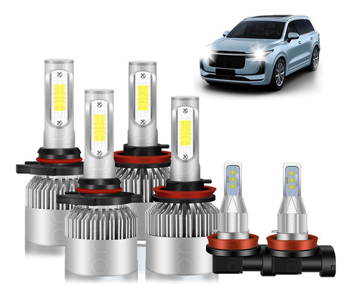 Kit De Faros Delanteros Led De Luces Altas Y Bajas Para Toyo Toyota Prius