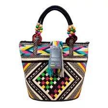 Bolso Multicolor Diseño Exclusivo Caña Flecha